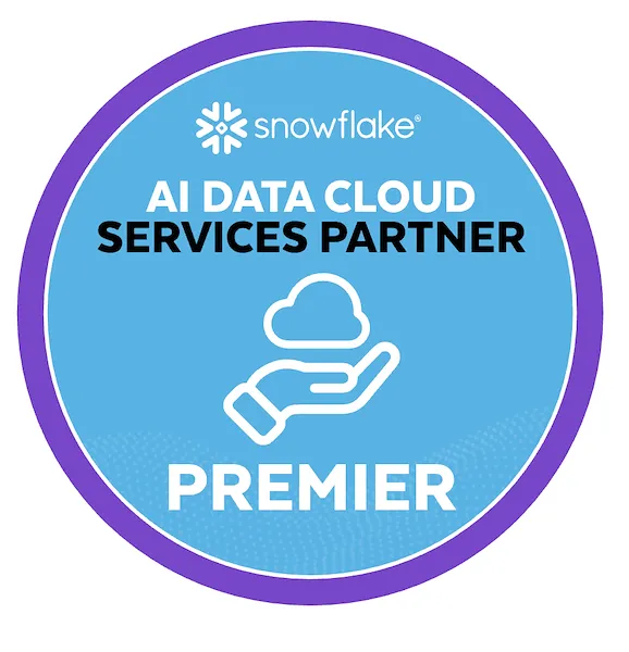 Badge for Snowflake Data Cloud Services Select Partner