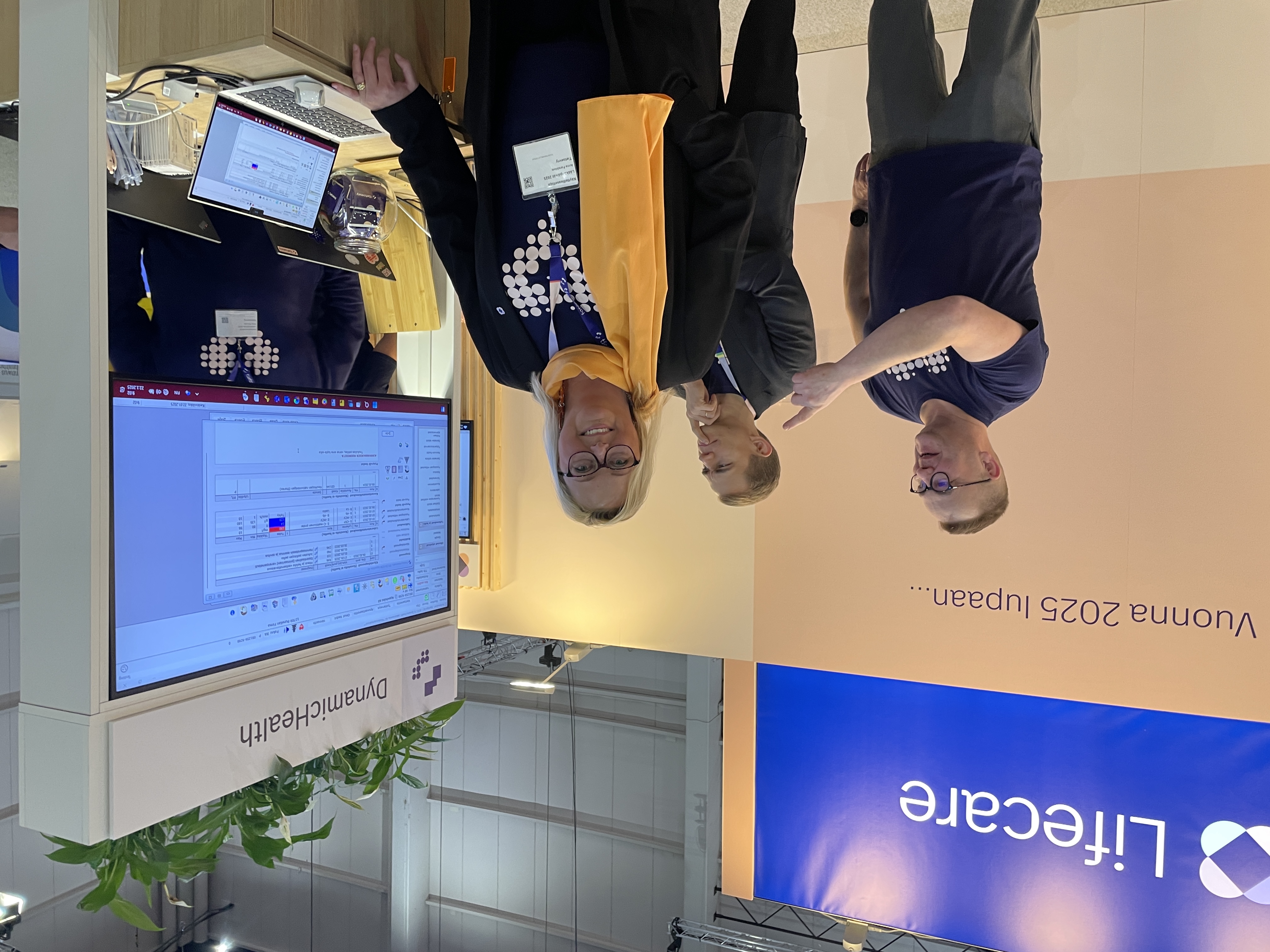 &nbsp;DynamicHealthin tiimi tammikuun L&auml;&auml;k&auml;rip&auml;ivill&auml;: Marko Pyy (vas.), Antti Vesala ja Anna Forsblom.&nbsp;