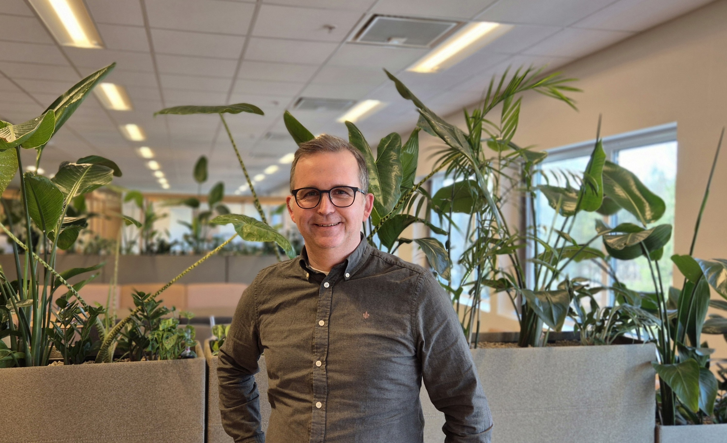 Anders Odeg&aring;rd at the Tieto office 