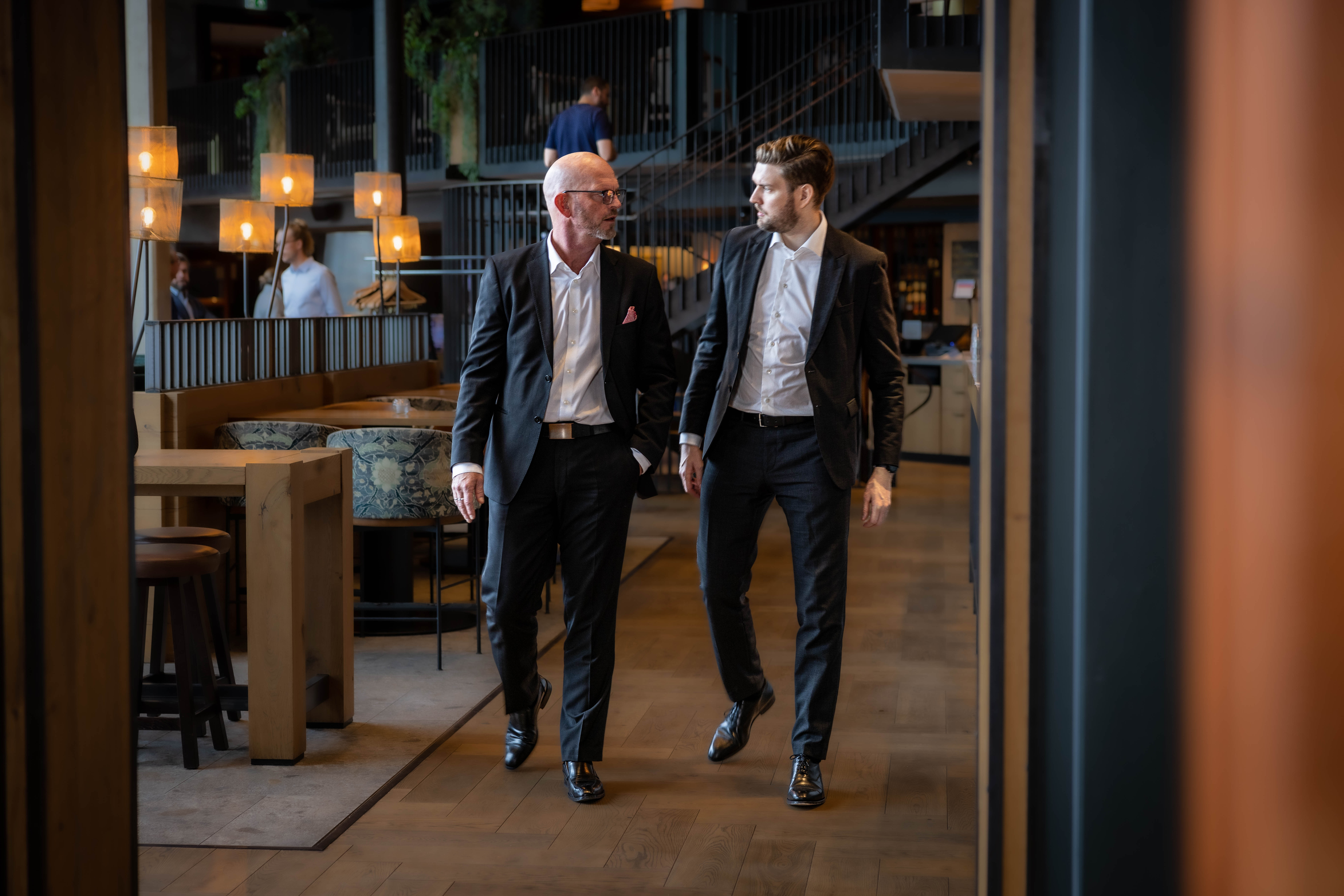 Ole Jonassen, Sales Director at Tieto & Ole Kristian Haug, COO of Bislab