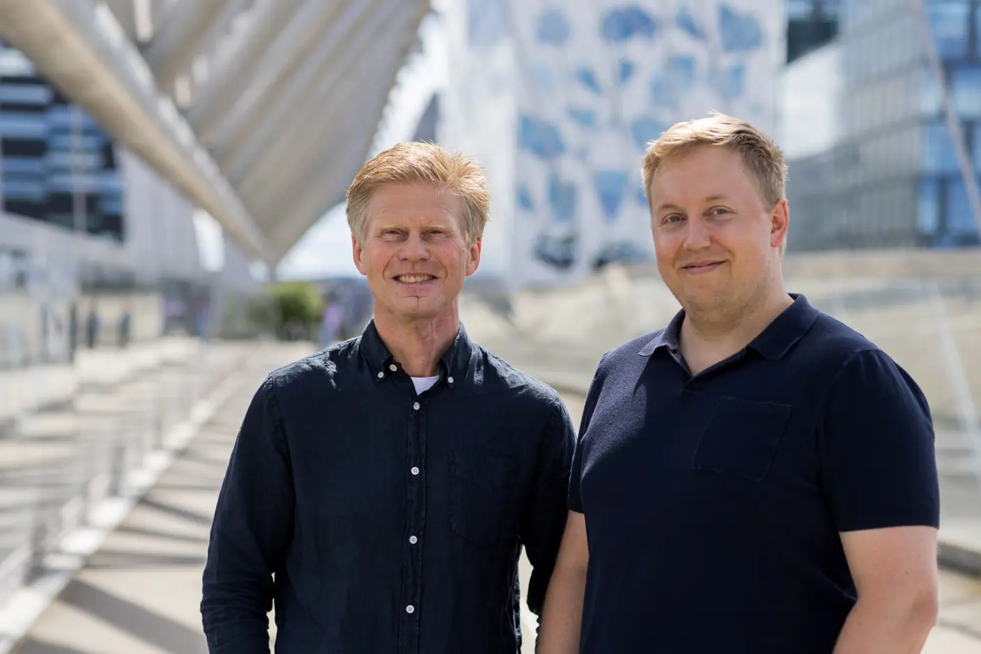 Jan Faye and Mads Nordnes at Tieto