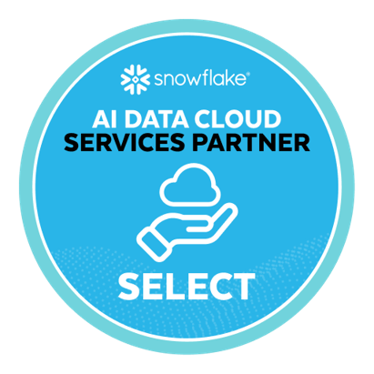 Badge for Snowflake Data Cloud Services Select Partner